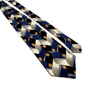 Facets Mens Necktie Designer Accessory Office Work Casual Dad Gift